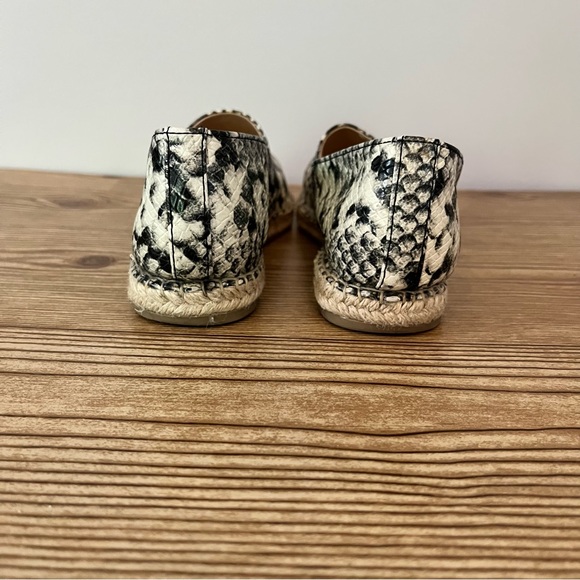 Circus Sam Edelman Laila Espadrille Flats Snakeskin Print Size 7.5 - Picture 4 of 14